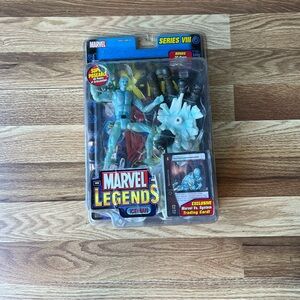 Marvel Legends Series VIII Iceman Action Figure - Blue